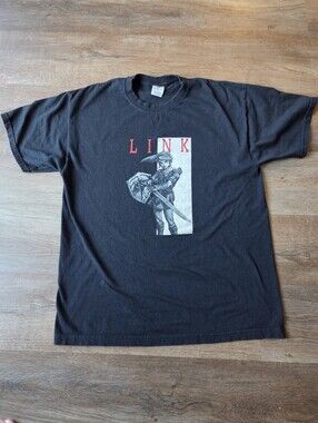 Vintage 2007 Legend of Zelda Link Nintendo Promo Mens Large T Shirt